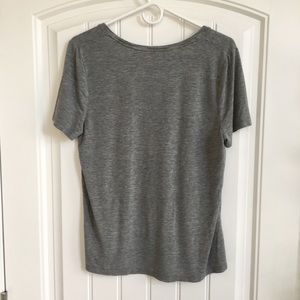 a new day Tops - Gray Scoop-Neck Tee a new day Tops - Gray Scoop-Neck Tee